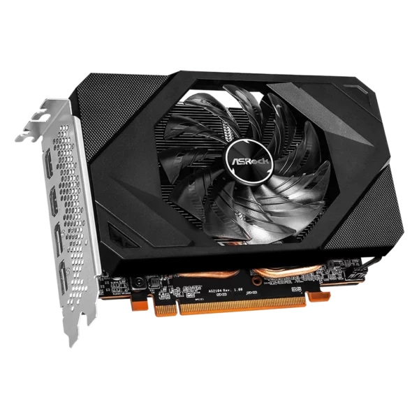 ASRock Radeon RX 6600 XT Challenger ITX 8G (RX6600XT CLI 8G)-3 Видеокарта ASRock Radeon RX 6600 XT Challenger ITX 8G (RX6600XT CLI 8G)