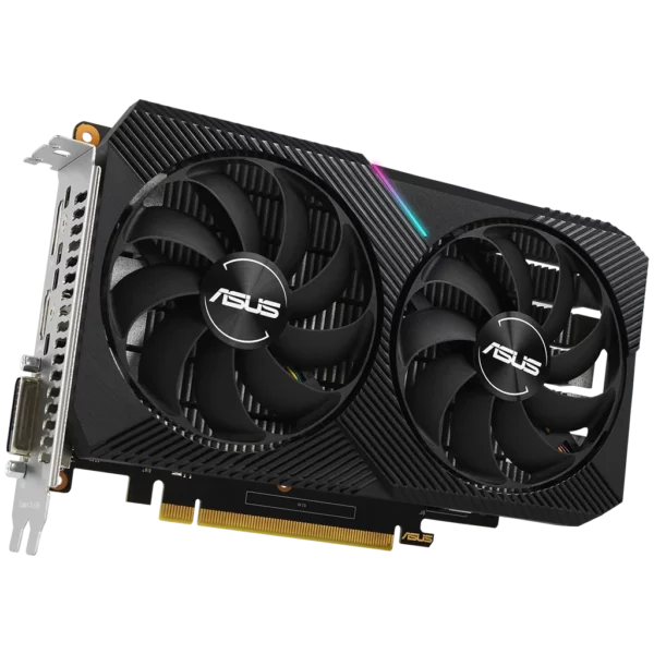 ASUS GeForce GTX 1650 DUAL MINI OC 4G (DUAL-GTX1650-O4GD6-MINI)-3 Видеокарта ASUS GeForce GTX 1650 DUAL MINI OC 4G (DUAL-GTX1650-O4GD6-MINI)