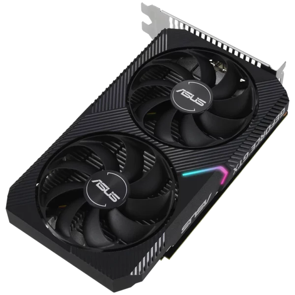 ASUS GeForce GTX 1650 DUAL MINI OC 4G (DUAL-GTX1650-O4GD6-MINI)-7 Видеокарта ASUS GeForce GTX 1650 DUAL MINI OC 4G (DUAL-GTX1650-O4GD6-MINI)