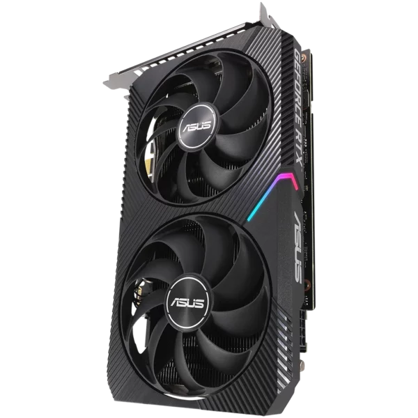 ASUS GeForce RTX 3070 DUAL OC 12G LHR (DUAL-RTX3060-O12G-V2)-2 Видеокарта ASUS GeForce RTX 3060 DUAL OC 12G LHR (DUAL-RTX3060-O12G-V2)