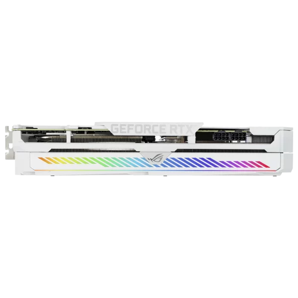 ASUS GeForce RTX 3070 ROG Strix V2 White OC Edition 8G LHR (ROG-STRIX-RTX3070-O8G-WHITE-V2)-2 Видеокарта ASUS GeForce RTX 3070 ROG Strix V2 White OC Edition 8G LHR (ROG-STRIX-RTX3070-O8G-WHITE-V2)