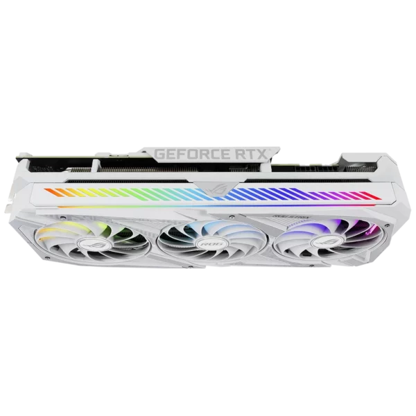 ASUS GeForce RTX 3070 ROG Strix V2 White OC Edition 8G LHR (ROG-STRIX-RTX3070-O8G-WHITE-V2)-5 Видеокарта ASUS GeForce RTX 3070 ROG Strix V2 White OC Edition 8G LHR (ROG-STRIX-RTX3070-O8G-WHITE-V2)