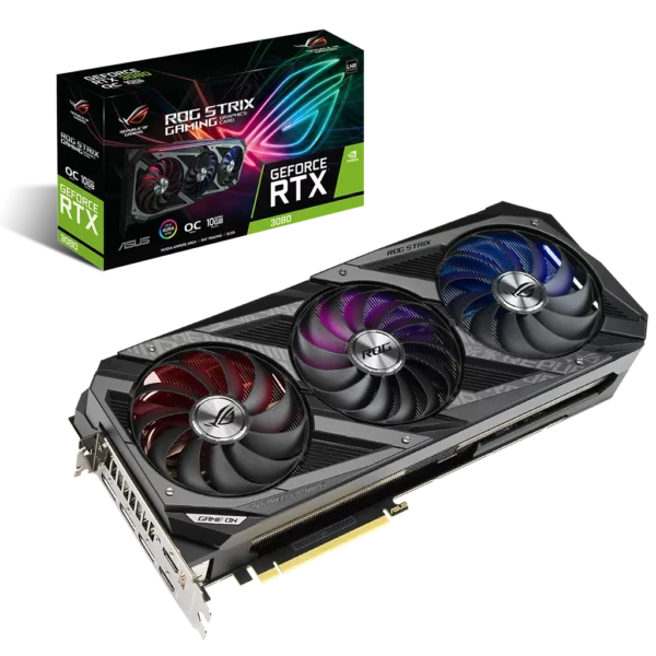 ASUS GeForce RTX ROG Strix 3080 V2 OC Edition LHR (ROG-STRIX-RTX3080-O10G-V2-GAMING) Видеокарта ASUS GeForce RTX ROG Strix 3080 V2 OC Edition LHR (ROG-STRIX-RTX3080-O10G-V2-GAMING)
