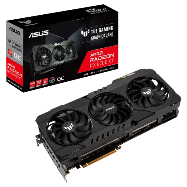 ASUS Radeon RX 6700 XT TUF Gaming OC Edition 12G (TUF-RX6700XT-O12G-GAMING) Видеокарта ASUS Radeon RX 6700 XT TUF Gaming OC Edition 12G (TUF-RX6700XT-O12G-GAMING)
