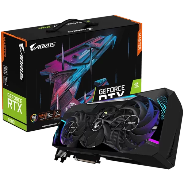 GIGABYTE GeForce RTX 3080 AORUS MASTER 10G LHR (GV-N3080AORUS M-10GD rev3.0)-3 GIGABYTE GeForce RTX 3080 AORUS MASTER 10G LHR (GV-N3080AORUS M-10GD rev3.0)