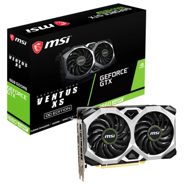 MSI GeForce GTX 1660 Super VENTUS XS OC RU 6G (GeForce GTX 1660 SUPER VENTUS XS OC) Видеокарта MSI GeForce GTX 1660 Super VENTUS XS OC RU 6G (GeForce GTX 1660 SUPER VENTUS XS OC)