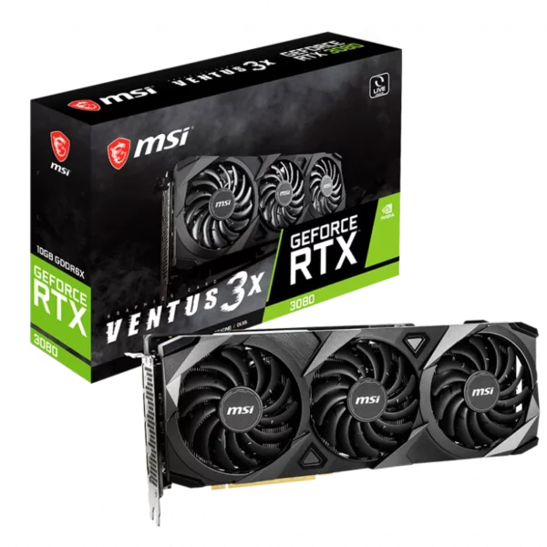 MSI GeForce RTX 3080 VENTUS 3X PLUS 10G OC LHR (RTX 3080 VENTUS 3X PLUS 10G OC LHR) MSI GeForce RTX 3080 VENTUS 3X PLUS 10G OC LHR (RTX 3080 VENTUS 3X PLUS 10G OC LHR)