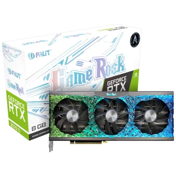 Palit GeForce RTX 3070 Ti GAMEROCK 8G LHR (NED307T019P2-1047G) Видеокарта Palit GeForce RTX 3070 Ti GAMEROCK OC 8G LHR (NED307TT19P2-1047G)