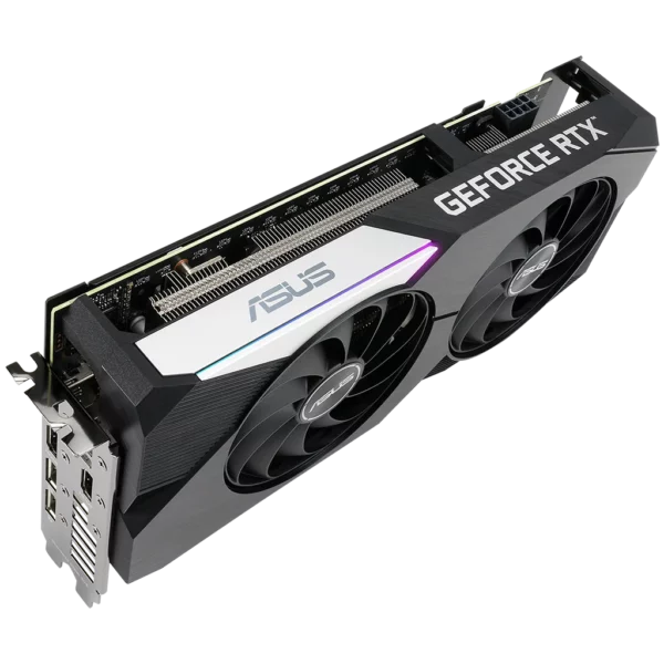 ASUS GeForce RTX 3060 Ti DUAL OC 8G LHR (DUAL-RTX3060TI-O8G-V2)-4 Видеокарта ASUS GeForce RTX 3060 Ti DUAL OC 8G LHR (DUAL-RTX3060TI-O8G-V2)