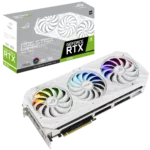 Видеокарта ASUS GeForce RTX 3080 ROG Strix V2 OC Edition White 10G LHR (ROG-STRIX-RTX3080-O10G-WHITE-V2)