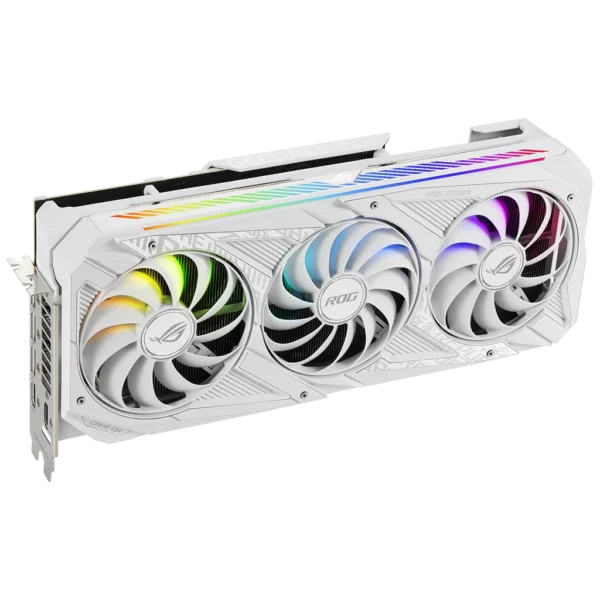 ASUS GeForce RTX 3080 ROG Strix V2 OC Edition White 10G LHR-3 Видеокарта ASUS GeForce RTX 3080 ROG Strix V2 OC Edition White 10G LHR (ROG-STRIX-RTX3080-O10G-WHITE-V2)