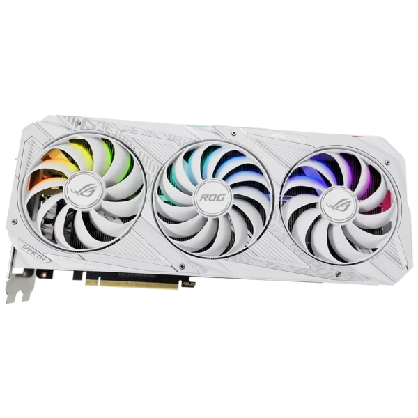 ASUS GeForce RTX 3080 ROG Strix V2 OC Edition White 10G LHR-8 Видеокарта ASUS GeForce RTX 3080 ROG Strix V2 OC Edition White 10G LHR (ROG-STRIX-RTX3080-O10G-WHITE-V2)
