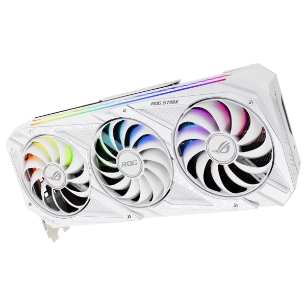 ASUS GeForce RTX 3080 ROG Strix V2 OC Edition White 10G LHR-9 Видеокарта ASUS GeForce RTX 3080 ROG Strix V2 OC Edition White 10G LHR (ROG-STRIX-RTX3080-O10G-WHITE-V2)