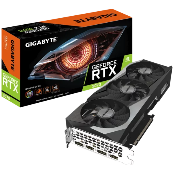 GIGABYTE GeForce RTX 3070 GAMING OC 8G V2 LHR Видеокарта GIGABYTE GeForce RTX 3070 GAMING OC 8G V2 LHR (GV-N3070GAMING OC-8GD V2)
