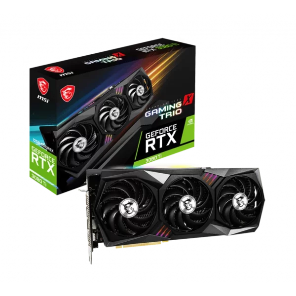 MSI GeForce RTX 3080 Ti GAMING X TRIO 12G LHR (RTX 3080 Ti GAMING X TRIO 12G)-4 Видеокарта MSI GeForce RTX 3080 Ti GAMING X TRIO 12G LHR (RTX 3080 Ti GAMING X TRIO 12G)