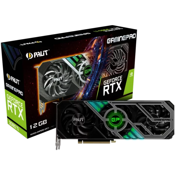 Palit GeForce RTX 3080 Ti GamingPro 12G LHR (NED308T019KB-132AA)-3 Видеокарта Palit GeForce RTX 3080 Ti GamingPro 12G LHR (NED308T019KB-132AA)