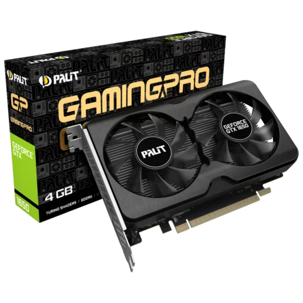 Видеокарта Palit GeForce GTX 1650 GP OC 4G-5 Видеокарта Palit GeForce GTX 1650 GP OC 4G (NE61650S1BG1-1175A)