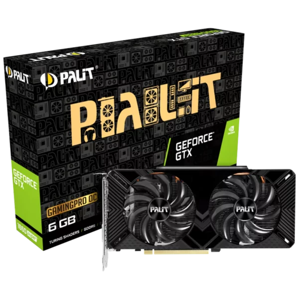 Palit GeForce GTX 1660 Super Gaming Pro OC 6G (NE6166SS18J9-1160A-1) Видеокарта Palit GeForce GTX 1660 Super Gaming Pro OC 6G (NE6166SS18J9-1160A-1)