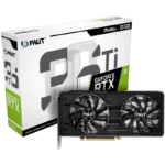 Видеокарта Palit GeForce RTX 3060 Ti DUAL 8G LHR (NE6306T019P2-190AD)