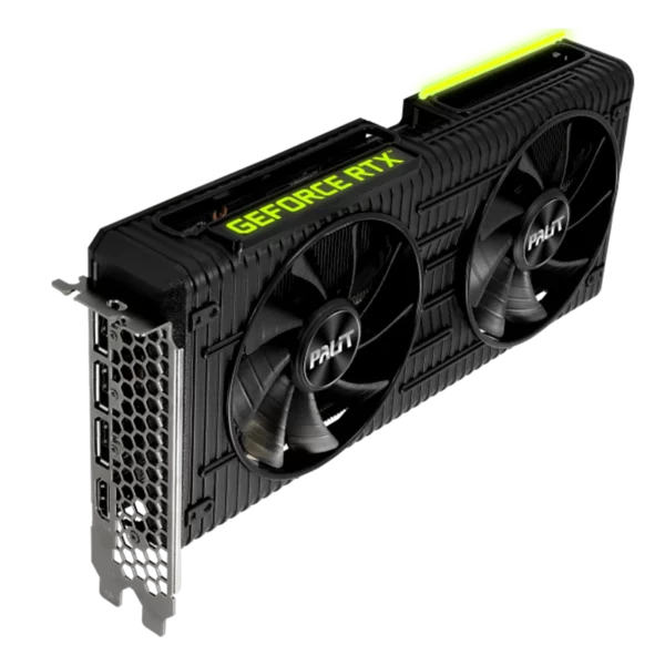 Palit GeForce RTX 3060 Ti DUAL 8G LHR-6 Видеокарта Palit GeForce RTX 3060 Ti DUAL 8G LHR (NE6306T019P2-190AD)