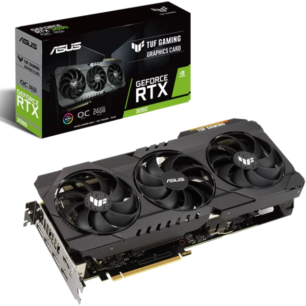 ASUS GeForce RTX 3090 TUF Gaming OC 24G (TUF-RTX3090-O24G-GAMING)-1 Видеокарта ASUS GeForce RTX 3090 TUF Gaming OC 24G (TUF-RTX3090-O24G-GAMING)