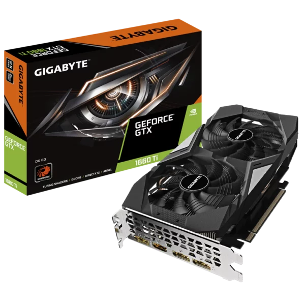 Gigabyte GeForce GTX 1660 Ti D6 6G (GV-N166TD6-6GD)-5 Видеокарта Gigabyte GeForce GTX 1660 Ti D6 6G (GV-N166TD6-6GD)