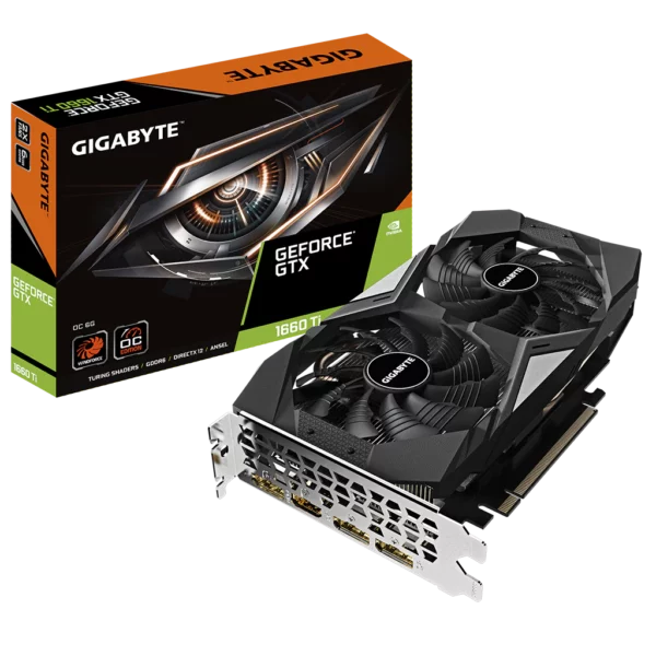 Gigabyte GeForce GTX 1660 Ti OC 6G (GV-N166TOC-6GD) Видеокарта Gigabyte GeForce GTX 1660 Ti OC 6G (GV-N166TOC-6GD)