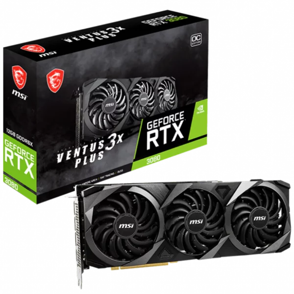 MSI GeForce RTX 3080 VENTUS 3X PLUS 12G OC LHR (RTX 3080 VENTUS 3X PLUS 12G OC LHR) Видеокарта MSI GeForce RTX 3080 VENTUS 3X PLUS 12G OC LHR (RTX 3080 VENTUS 3X PLUS 12G OC LHR)