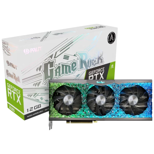PALIT GeForce RTX 3080 GAMEROCK LHR 12G (NED3080019KB-1020G) Видеокарта PALIT GeForce RTX 3080 GAMEROCK LHR 12G (NED3080019KB-1020G)
