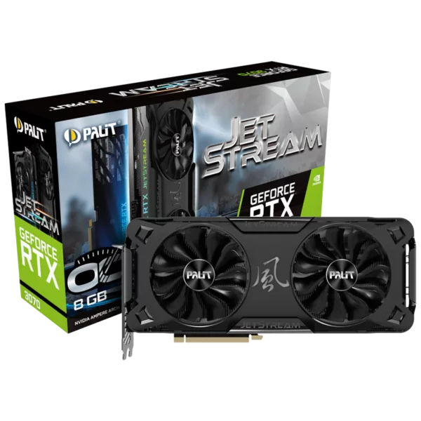 Palit GeForce RTX 3070 JetStream OC 8G (NE63070T19P2-1040J) Видеокарта Palit GeForce RTX 3070 JetStream OC 8G (NE63070T19P2-1040J)