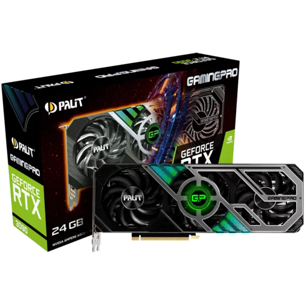 Palit GeForce RTX 3090 GamingPro 24G (NED3090019SB-132BA)-1 Видеокарта Palit GeForce RTX 3090 GamingPro 24G (NED3090019SB-132BA)