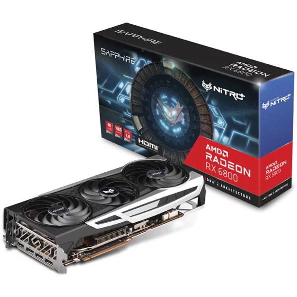 Sapphire NITRO+ Radeon RX 6800 Gaming 16G (11305-01-20G) Видеокарта Sapphire NITRO+ Radeon RX 6800 Gaming 16G (11305-01-20G)